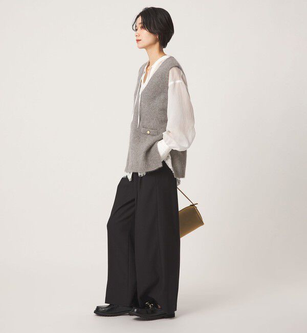 UNITED ARROWS green label relaxing「ヘアリー ニット ベスト」|ベスト・ジレ|