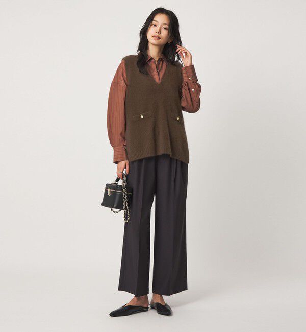 UNITED ARROWS green label relaxing「ヘアリー ニット ベスト」|ベスト・ジレ|