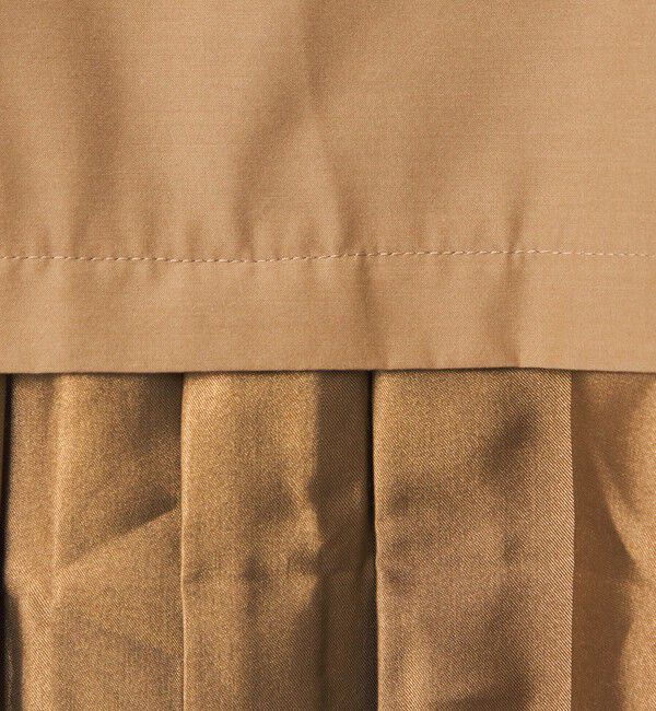 UNITED ARROWS green label relaxing「プリーツ ドッキング ショートスリーブ シャツ」|シャツ・ブラウス|
