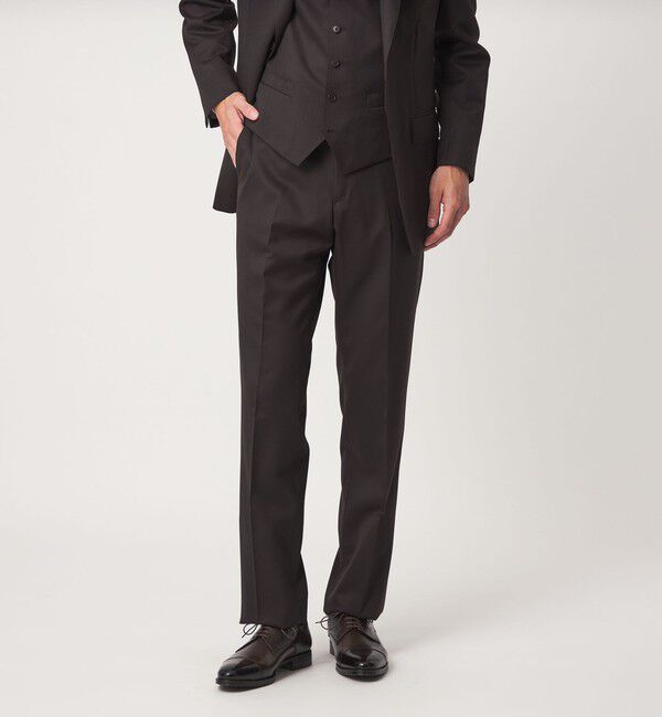 UNITED ARROWS green label relaxing「REDA サージ スリム NP スーツパンツ」|スーツ|DK.BROWN