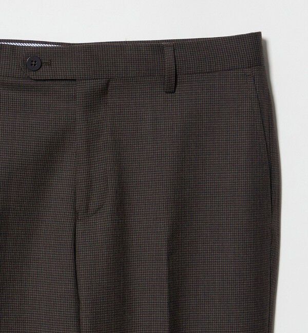 UNITED ARROWS green label relaxing「REDA ハウンドトゥース スリム NP スーツパンツ」|スーツ|