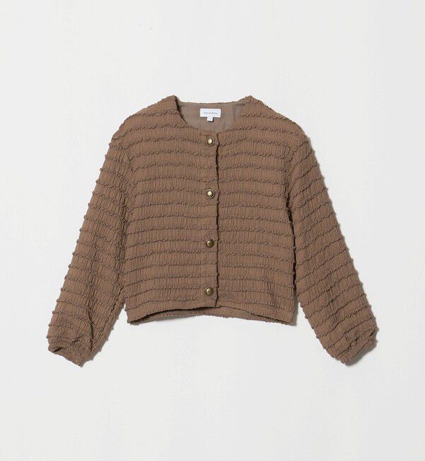 UNITED ARROWS green label relaxing「カットジャガード カーディガン / キッズ 120cm-160cm」|カーディガン|