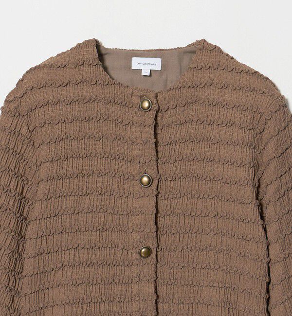 UNITED ARROWS green label relaxing「カットジャガード カーディガン / キッズ 120cm-160cm」|カーディガン|