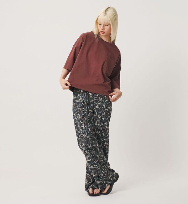 BEAUTY&YOUTH UNITED ARROWS「ドルマンスリーブ ポケット Tシャツ 接触冷感」|Tシャツ・カットソー|WINE