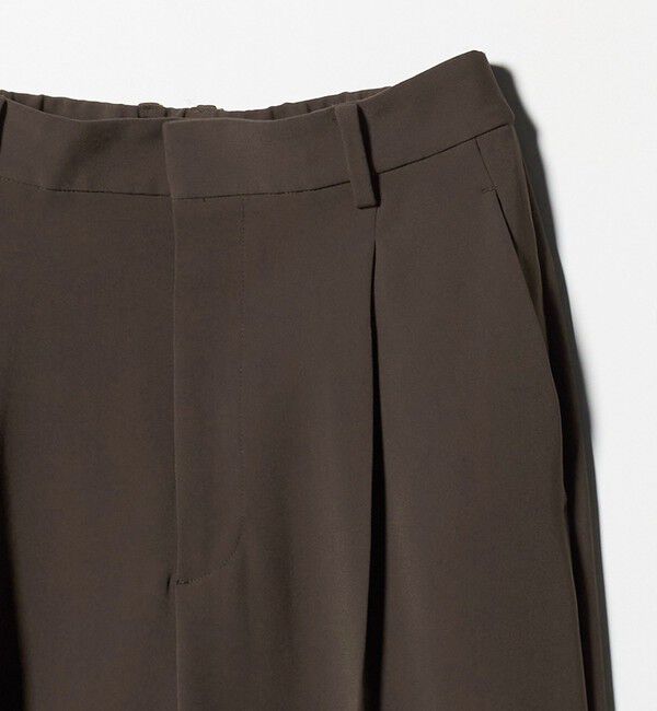 BEAUTY&YOUTH UNITED ARROWS「タックワイドストレートパンツ ウォッシャブル」|スラックス|