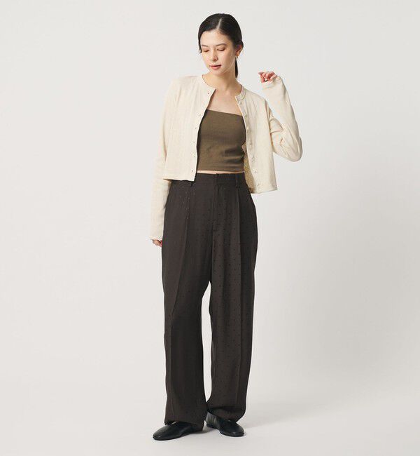 BEAUTY&YOUTH UNITED ARROWS「コットン パターンメッシュ カーディガン ウォッシャブル」|カーディガン|