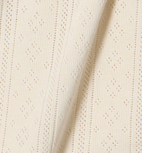 BEAUTY&YOUTH UNITED ARROWS「コットン パターンメッシュ カーディガン ウォッシャブル」|カーディガン|