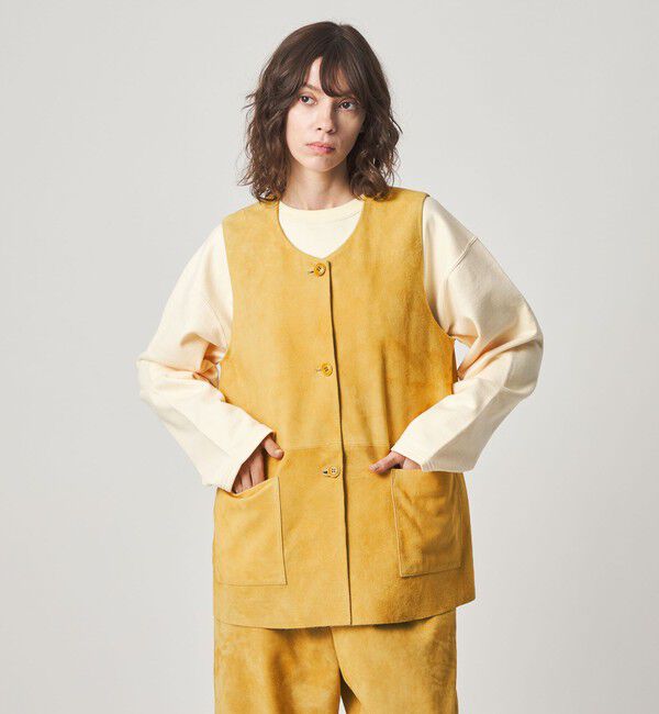 STEVEN ALAN「＜Steven Alan＞スエード ベスト」|ダウンベスト・ベスト|