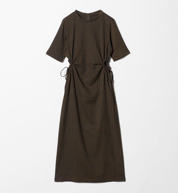 BEAUTY&YOUTH UNITED ARROWS「サイドホール ショートスリーブ ワンピース」|ワンピース|