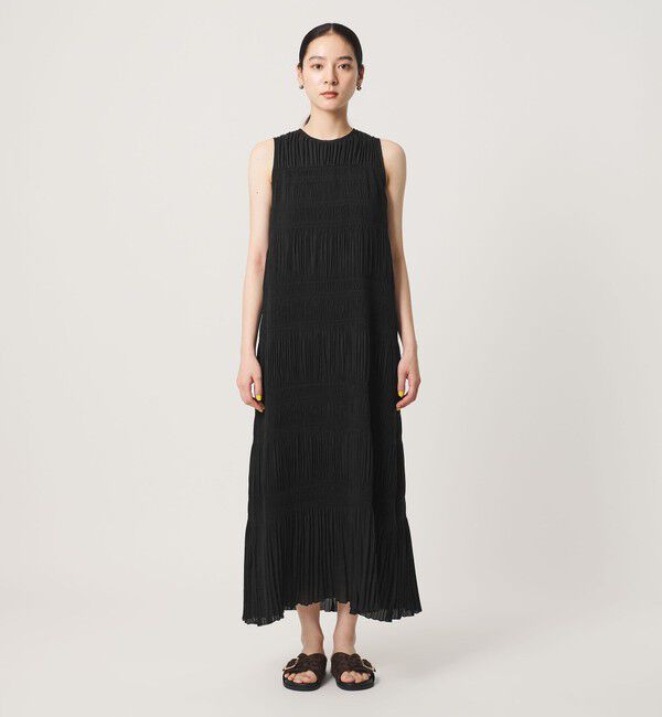 BEAUTY&YOUTH UNITED ARROWS「プリーツ アメリカンスリーブ ワンピース ウォッシャブル」|ワンピース|