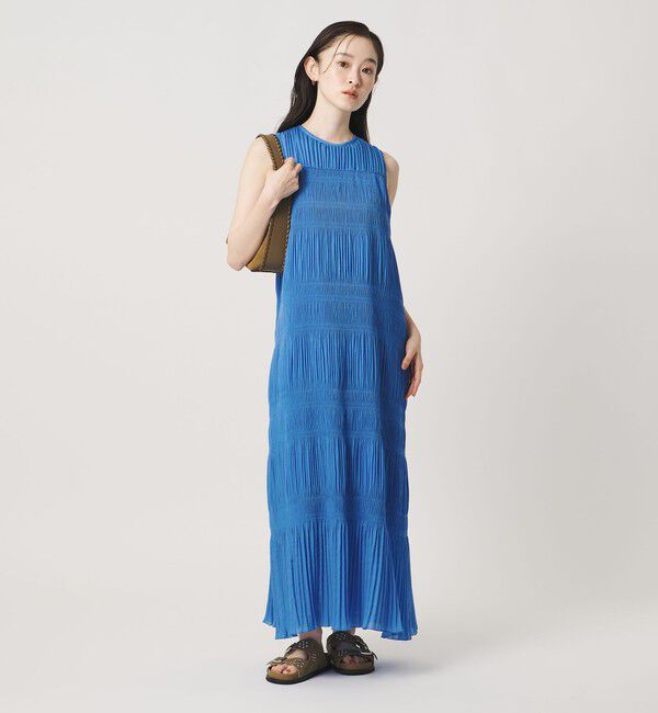 BEAUTY&YOUTH UNITED ARROWS「プリーツ アメリカンスリーブ ワンピース ウォッシャブル」|ワンピース|