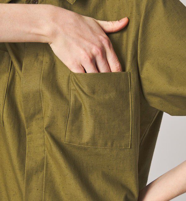STEVEN ALAN「＜Steven Alan＞コットン サファリ シャツ」|シャツ・ブラウス|