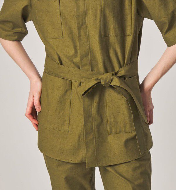 STEVEN ALAN「＜Steven Alan＞コットン サファリ シャツ」|シャツ・ブラウス|