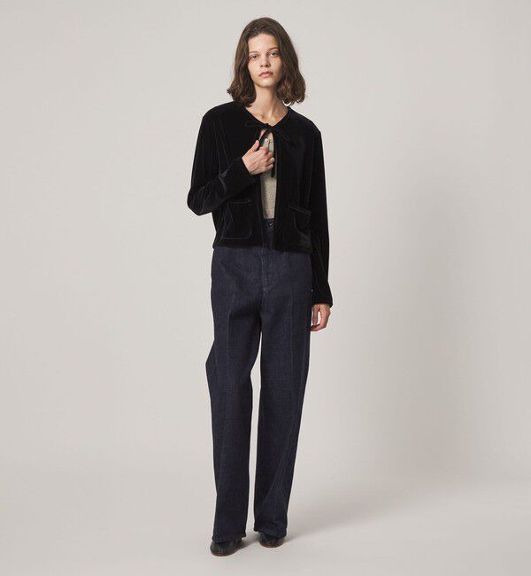 STEVEN ALAN「＜Steven Alan＞ベロア ボレロ カーディガン」|カーディガン|