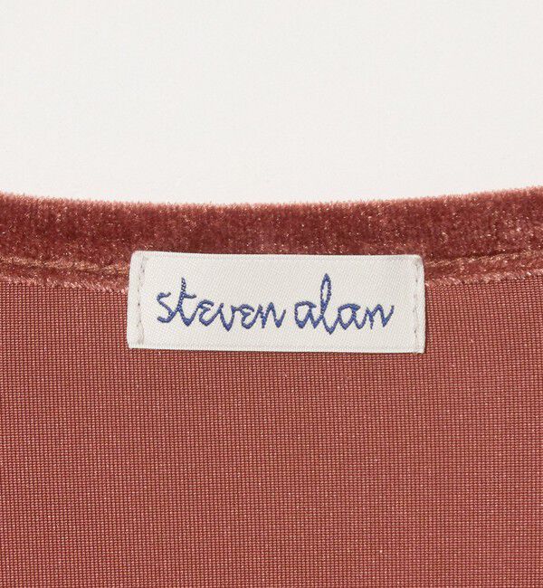 STEVEN ALAN「＜Steven Alan＞ベロア ボレロ カーディガン」|カーディガン|