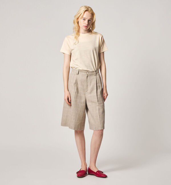 STEVEN ALAN「＜Steven Alan＞ウールジャージー ショートスリーブ Tシャツ」|Tシャツ・カットソー|
