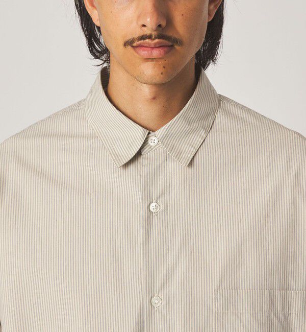 STEVEN ALAN「＜Steven Alan＞ 60 コンパクト ストライプ レギュラーカラー シャツ LOOSE」|シャツ・ブラウス|