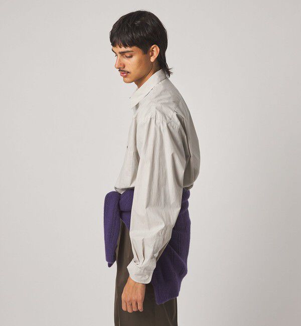 STEVEN ALAN「＜Steven Alan＞ 60 コンパクト ストライプ レギュラーカラー シャツ LOOSE」|シャツ・ブラウス|