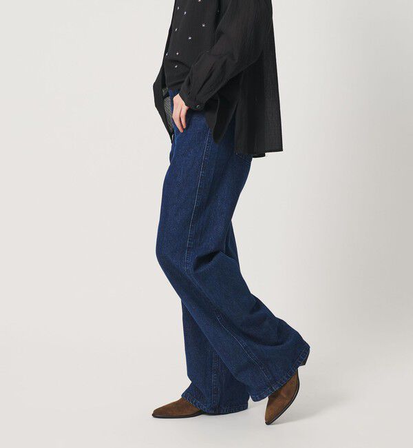 BEAUTY&YOUTH UNITED ARROWS「コットンブレンド デニムフレアパンツ」|デニム|
