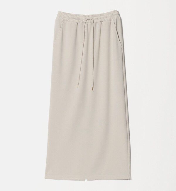 BEAUTY&YOUTH UNITED ARROWS「【WEB限定】ジャージー ドローコードスカート ウォッシャブル」|スカート|LT.GRAY