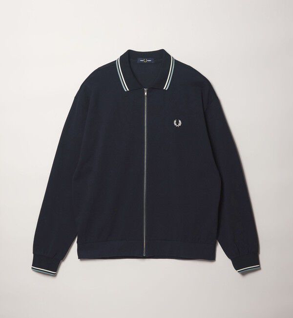 BEAUTY&YOUTH UNITED ARROWS「【別注】＜FRED PERRY＞ツインティップ ジップ ジャケット」|カーディガン|NAVY