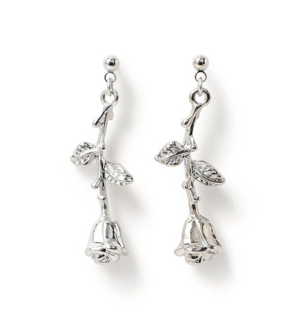 Ray BEAMS 「ローズ ダングル ピアス」|ピアス|SILVER