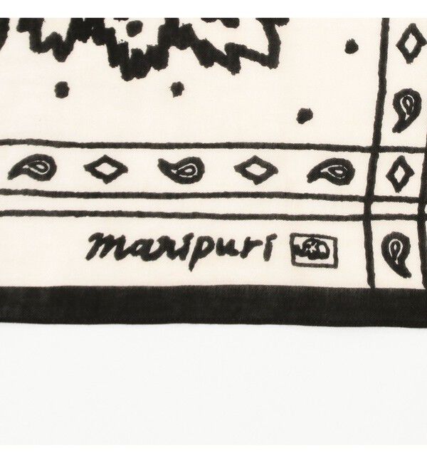 Demi-Luxe BEAMS 「ｍanipuri / メドウ バンダナ ストール」|ストール|