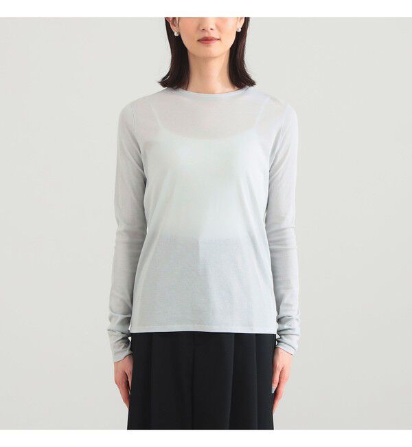 Demi-Luxe BEAMS 「【接触冷感】コットン ハイツイストシアー Tシャツ 26SS」|Tシャツ・カットソー|