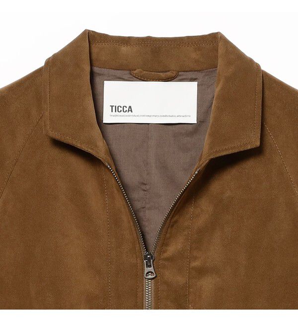Demi-Luxe BEAMS 「【別注】TICCA / ウルトラ スエード ブルゾン」|ブルゾン・スタジャン|