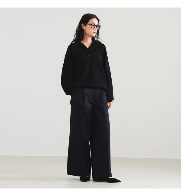 Demi-Luxe BEAMS 「14ゲージ スムース ポロ ニット」|ニット・セーター|