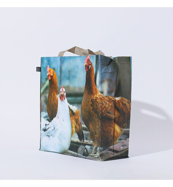 bPr BEAMS「Esschert Design / Shopping bag farm animals アニマル バッグ」|ポーチ|CHICKEN