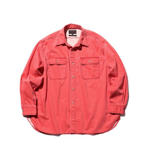 BEAMS PLUS「WORK Light Denim Pigment Coating」|シャツ・ブラウス|