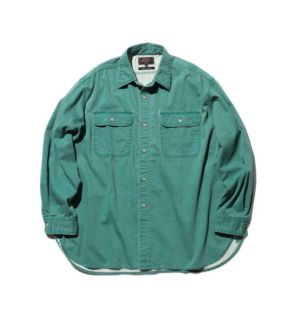 BEAMS PLUS「WORK Light Denim Pigment Coating」|シャツ・ブラウス|