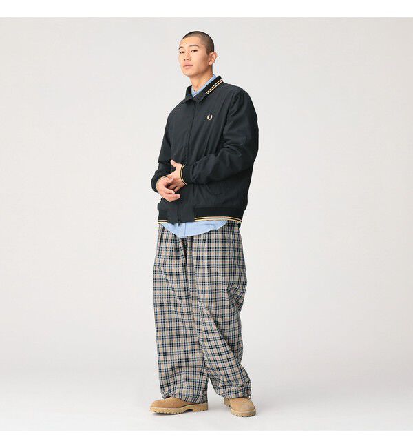 BEAMS「BEAMS｜【別注】FRED PERRY / Zip Blouson 26SS｜フレッドペリー 別注｜ポリエステル 軽量 」|ブルゾン・スタジャン|