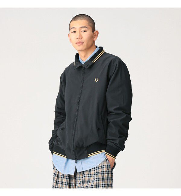 BEAMS「BEAMS｜【別注】FRED PERRY / Zip Blouson 26SS｜フレッドペリー 別注｜ポリエステル 軽量 」|ブルゾン・スタジャン|