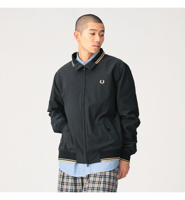 BEAMS「BEAMS｜【別注】FRED PERRY / Zip Blouson 26SS｜フレッドペリー 別注｜ポリエステル 軽量 」|ブルゾン・スタジャン|