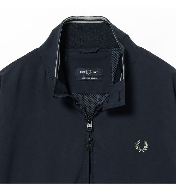 BEAMS「BEAMS｜【別注】FRED PERRY / Zip Blouson 26SS｜フレッドペリー 別注｜ポリエステル 軽量 」|ブルゾン・スタジャン|