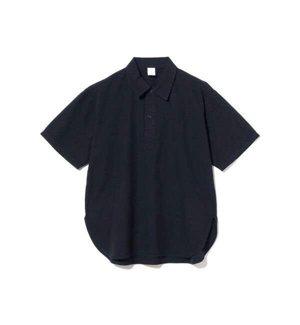 BEAMS「ミリタリー プルオーバー シャツ 【ワイドフィット】」|シャツ・ブラウス|NAVY