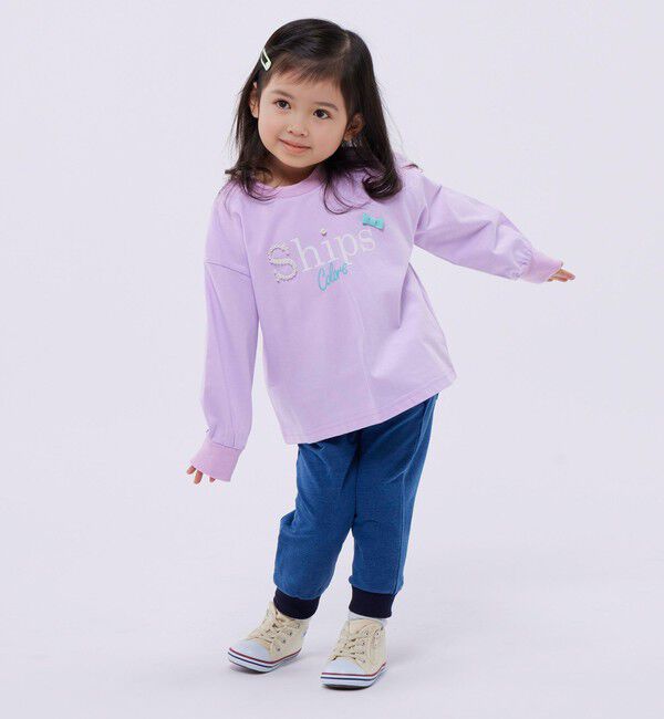 SHIPS Colors 「SHIPS Colors: 80～130cm / 〈洗濯機可能〉ストレッチ リブ パンツ◇」|その他|