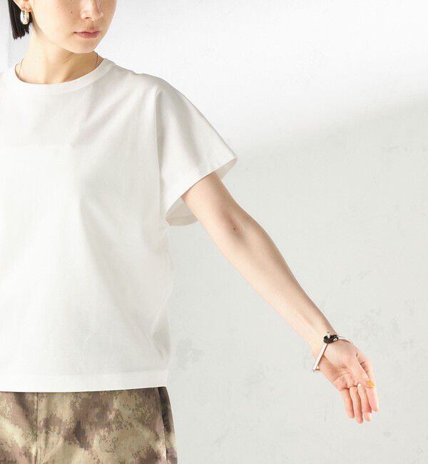 SHIPS for women「〈接触冷感〉ポンチ ドルマン TEE」|Tシャツ・カットソー|