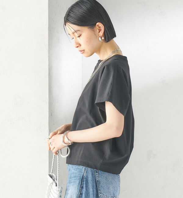 SHIPS for women「〈接触冷感〉ポンチ ドルマン TEE」|Tシャツ・カットソー|
