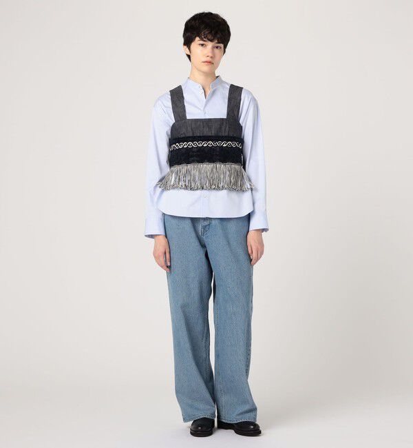 GALERIE VIE「ステイブルーデニム フリンジビスチェ」|その他|