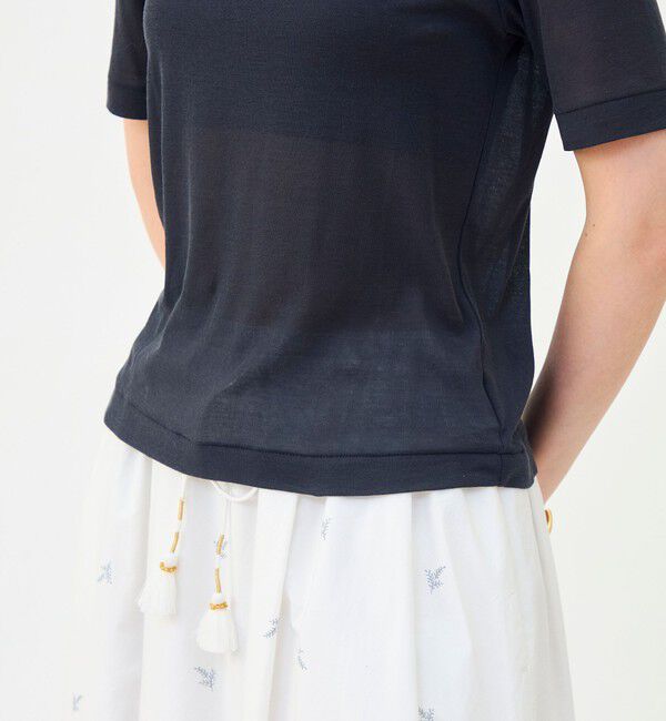 MACPHEE「シアージャージー ハーフスリーブプルオーバー」|Tシャツ・カットソー|