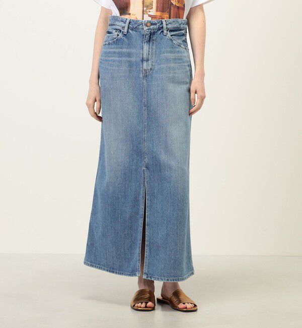TOMORROWLAND BUYING WEAR「RED CARD TOKYO Grace デニム ロングスカート」|台形|
