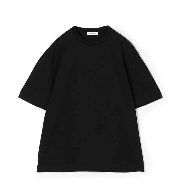 Edition「コットン クルーネックTシャツ」|Tシャツ・カットソー|19 ブラック