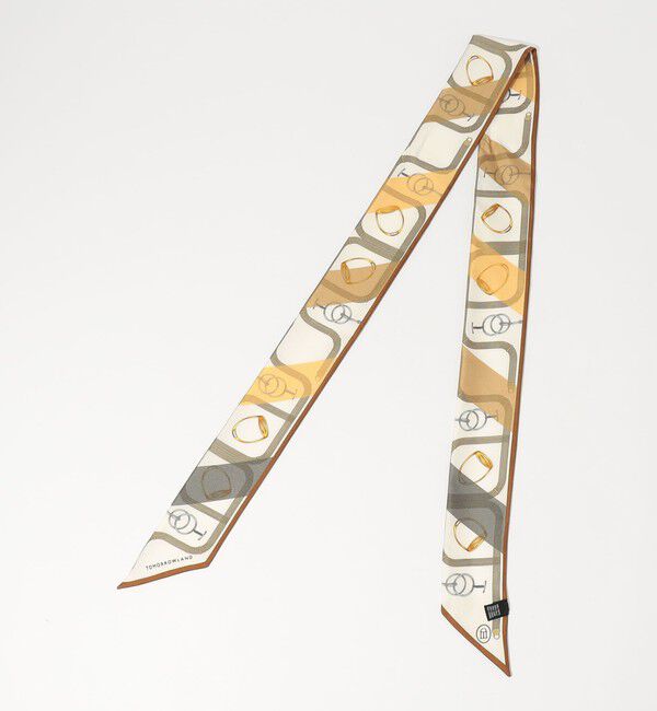 TOMORROWLAND GOODS「ATELIER TOMORROW CLASSIC シルク ツイリースカーフ」|バンダナ・スカーフ|