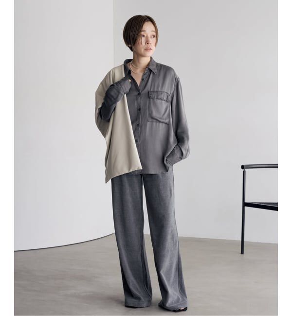 Plage「《予約》leather like ストール」|ストール|