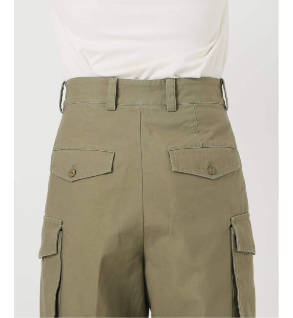 SLOBE IENA「《追加》バックサテンミリタリーパンツ」|カーゴ|
