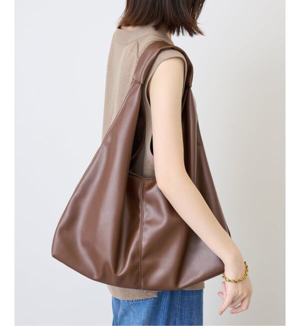 SLOBE IENA「《追加11》SLOBE トライアングルBAG」|その他|ブラウン B