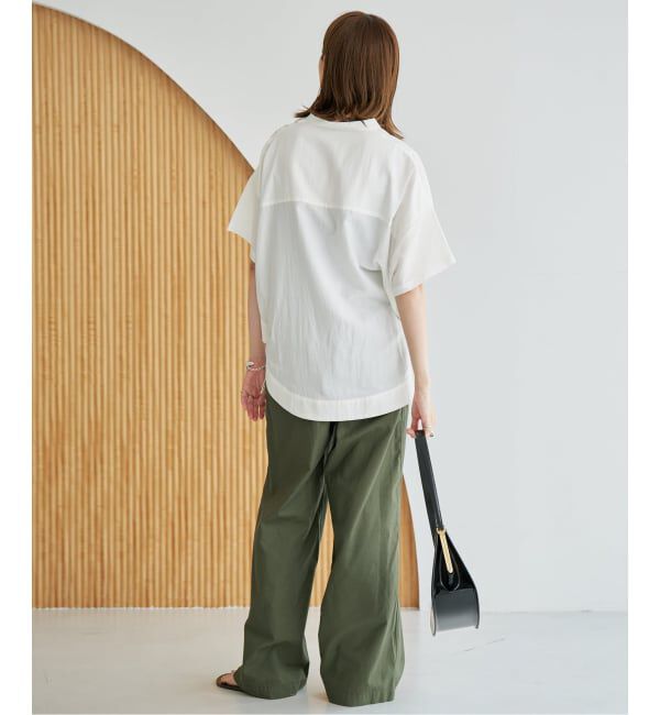 SLOBE IENA「《4サイズ展開/WEB限定/予約》コットンストレートパンツ」|カーゴ|
